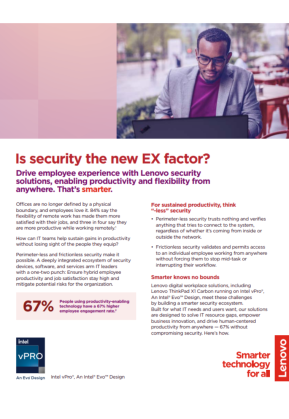 Is Security the New EX Factor?