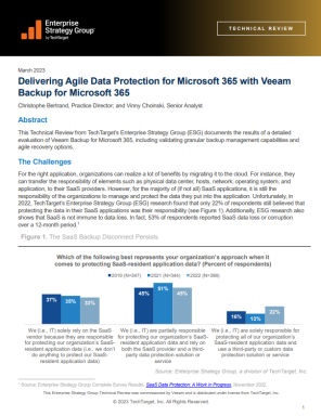 Tech Review: Agile Microsoft 365 Data Protection with Veeam