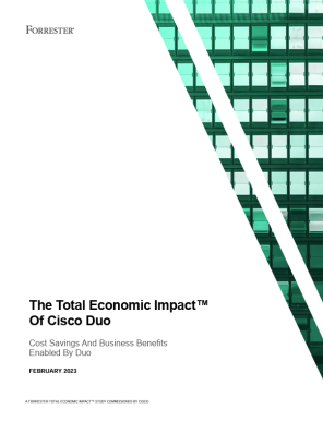 The Total Economic Impact of Cisco Duo