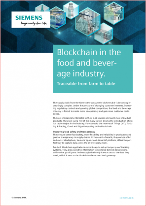 Blockchain in the food and beverage industry
